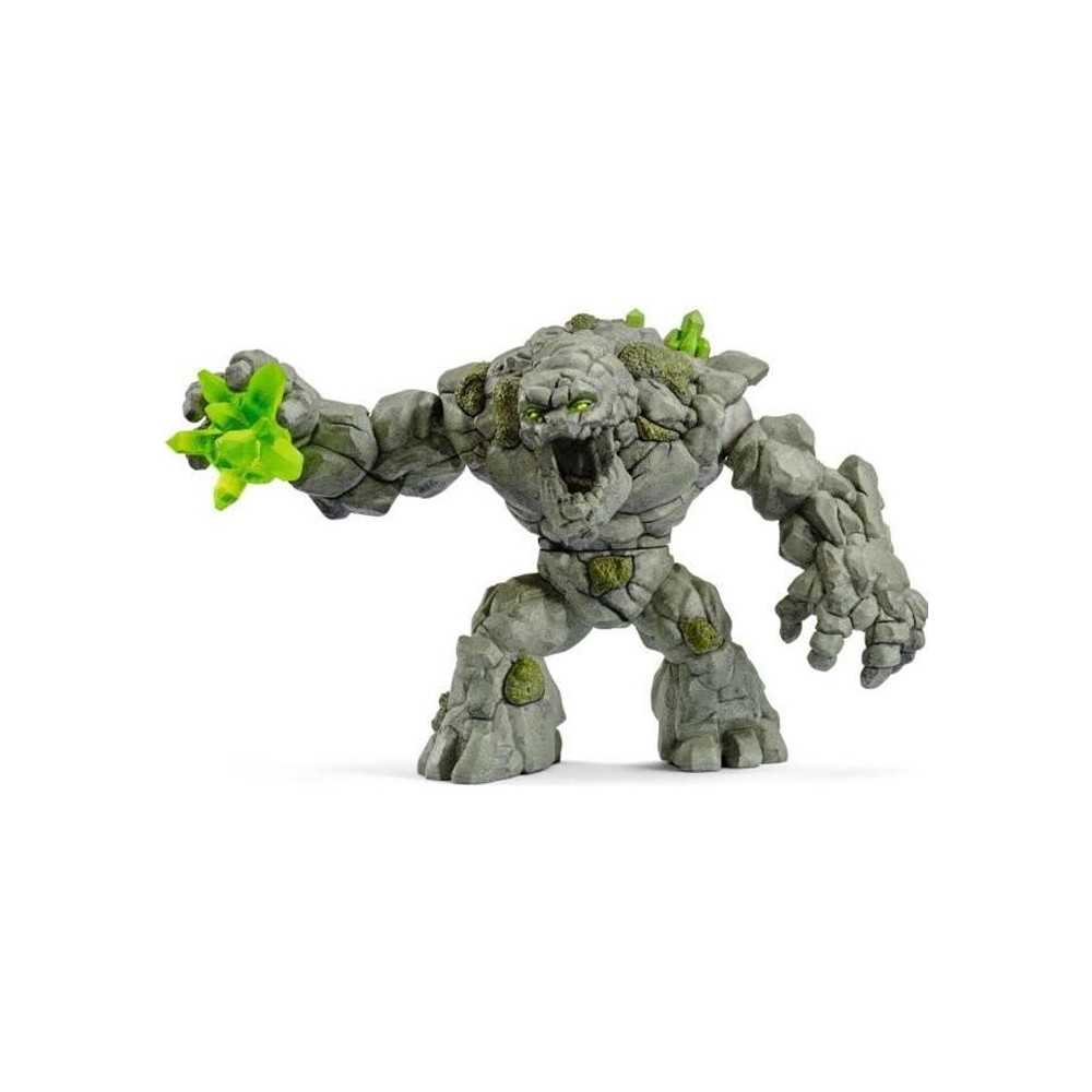 Monstre de pierre, jouet monstre durable et détaillé avec bras mobil