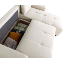 Canapé d'angle convertible réversible - 3 places - SIERRA - Avec cof