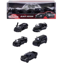 MAJORETTE - Giftpack - Black Edition 5Pcs Giftpack - Véhicules a coll