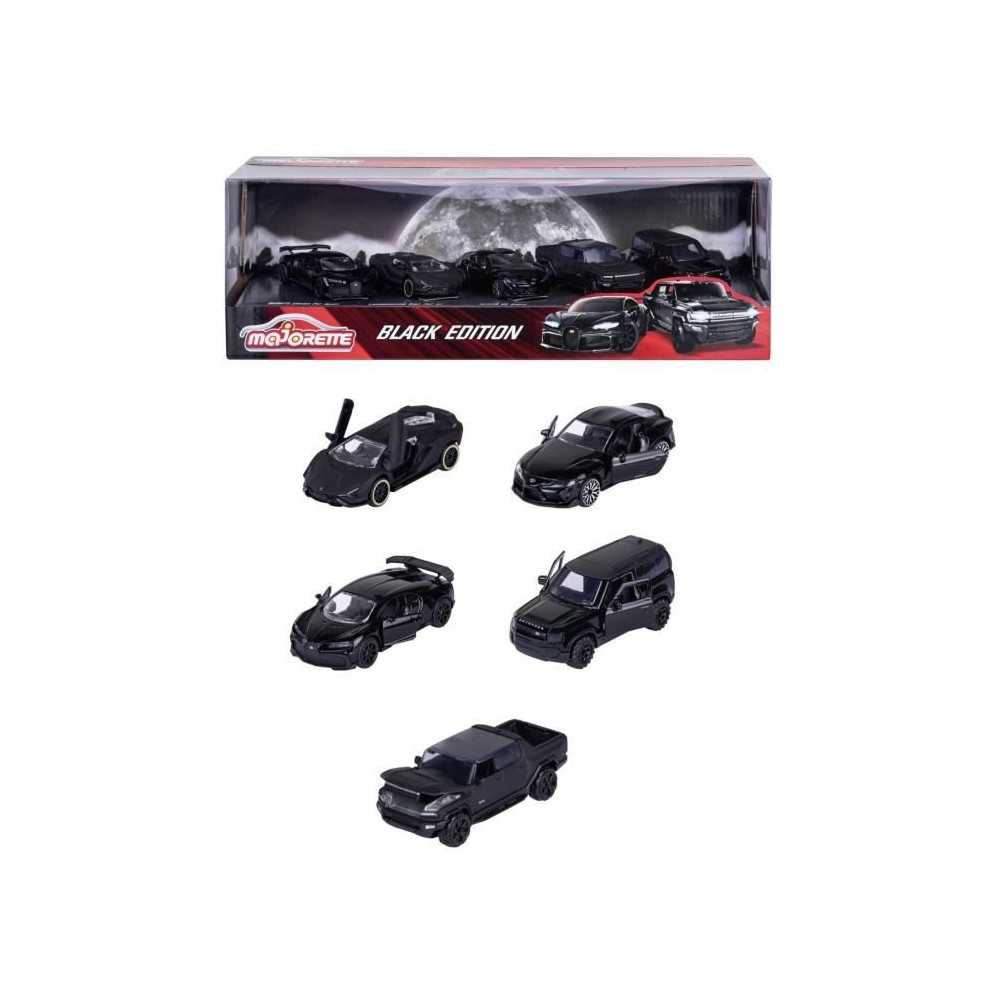 MAJORETTE - Giftpack - Black Edition 5Pcs Giftpack - Véhicules a coll