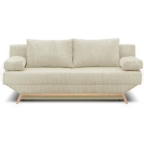 Banquette convertible 3 places - Coffre de rangement - Tissu velours c