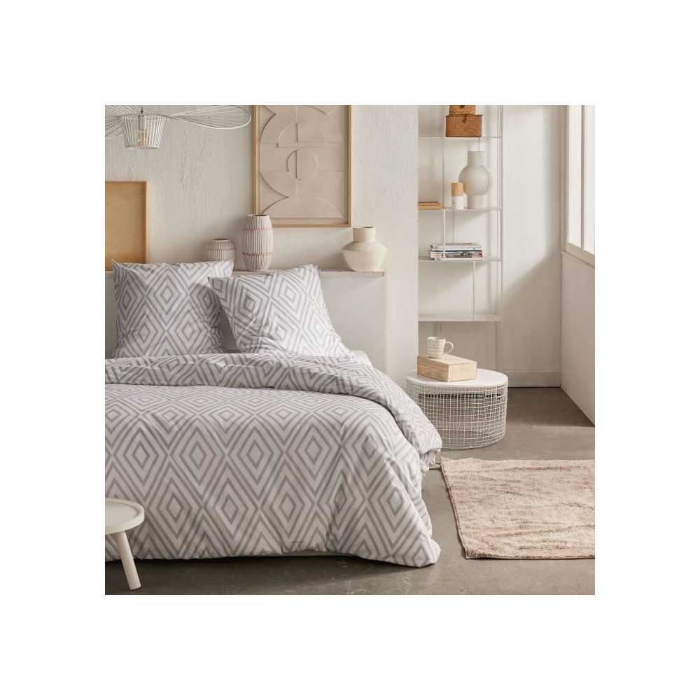 Parure de lit - TODAY Crazy - Imprimé Carreaux - 2 personnes - 220 x