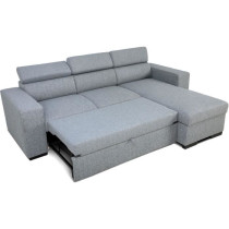 Canapé d'angle convertible reversible avec coffre - 4 personnes - VIC