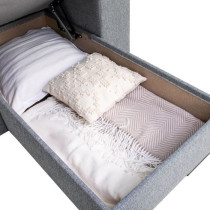 Canapé d'angle convertible reversible avec coffre - 4 personnes - VIC