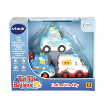 VTECH - Tut Tut Bolides - Coffret Trio City (Berline + Dépanneuse + A
