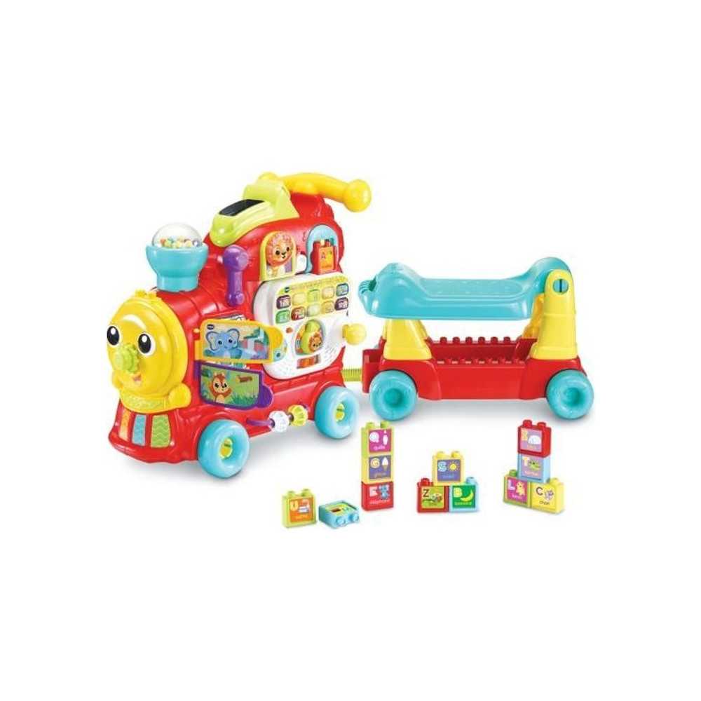 Porteur Maxiloco Mon Trotti Train 7 En 1 - VTECH BABY - Rouge - Musica