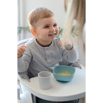 BEABA, Coffret repas Silicone Bébé, Avec Ventouse, Anti-dérapant, 4