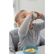 BEABA, Coffret repas Silicone Bébé, Avec Ventouse, Anti-dérapant, 4