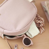 BEABA, Trousse de toilette bébé canvas rose poudré