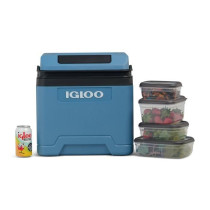 Glaciere électrique - IGLOO - 12 V - Modern bleu - 24 L