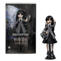 Monster High-Mercredi Addams en Uniforme-Poup?e avec La Chose - Monste