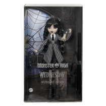 Monster High-Mercredi Addams en Uniforme-Poup?e avec La Chose - Monste