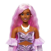 Barbie-Deluxe Style-Poupée Barbie a Robe Rose Brillante HYV25