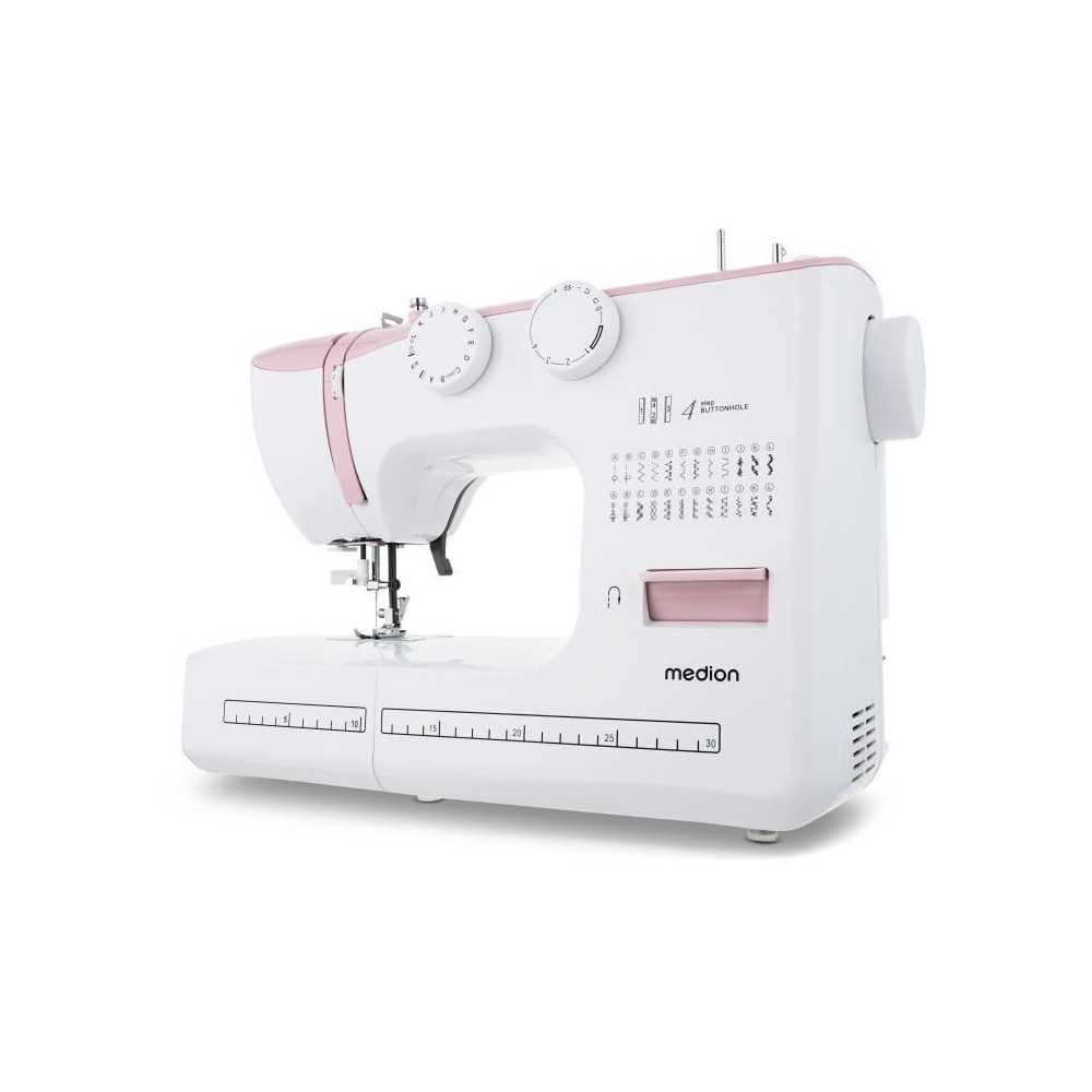 Machine a Coudre - MEDION - SM 60 - 62W - 24 Points + Points Doubles -