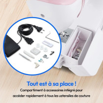 Machine a Coudre - MEDION - SM 60 - 62W - 24 Points + Points Doubles -
