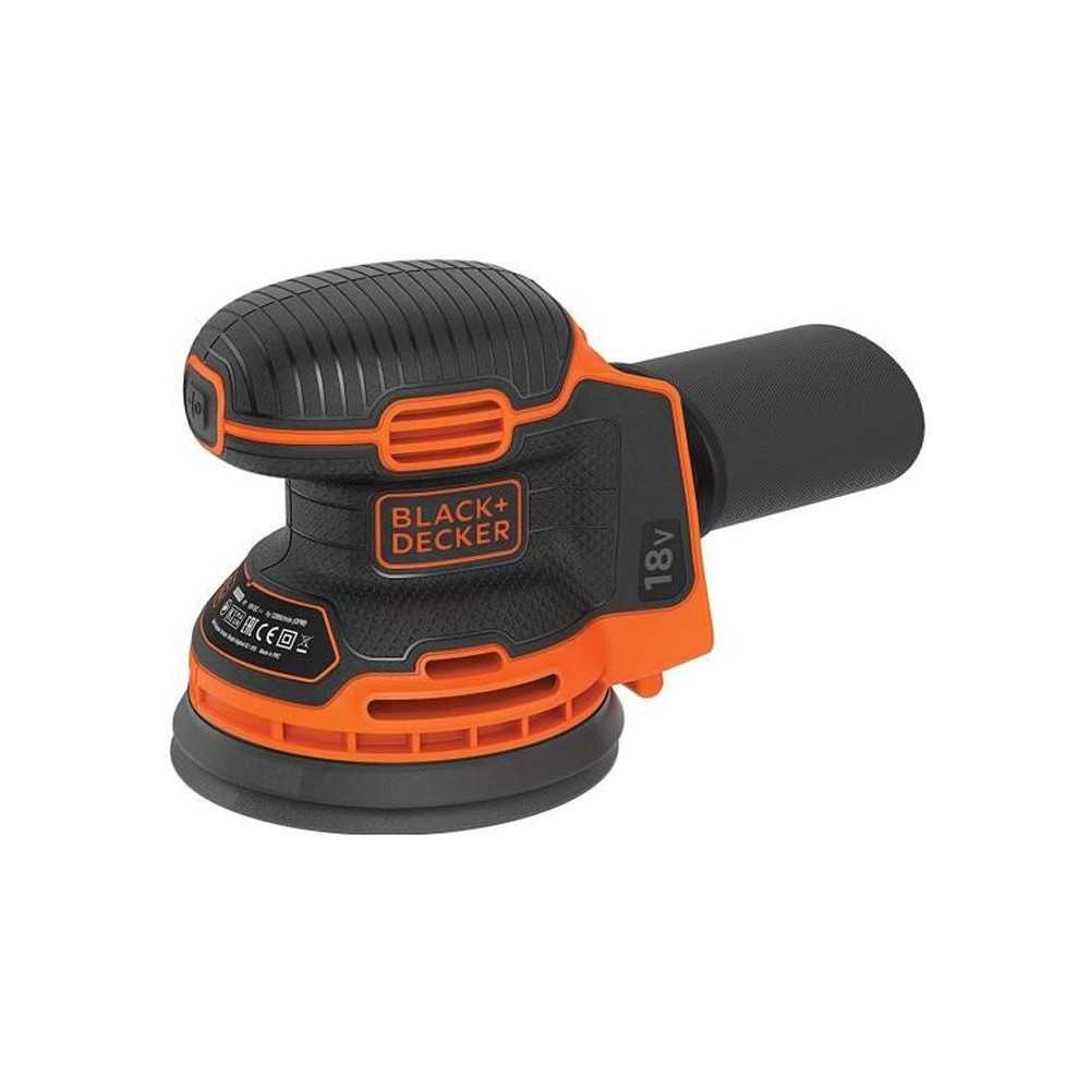 Ponceuse excentrique sans-fil 18V BLACK+DECKER - BDCROS18N-XJ - Perfor