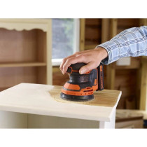 Ponceuse excentrique sans-fil 18V BLACK+DECKER - BDCROS18N-XJ - Perfor