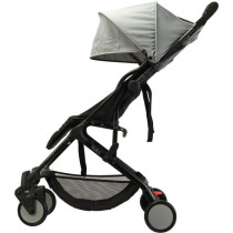 BAMBIKID Poussette citadine Yuko - ultra compacte - Grise