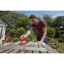 Ponceuse excentrique filaire 230W 125mm BLACK+DECKER (Livrée avec 1 s
