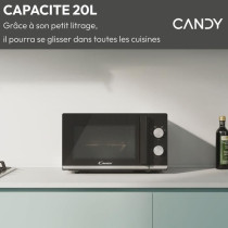 CMG20TNMB Micro-ondes Gril CANDY Moderna 20L 700W - Gril 900W - UI mé
