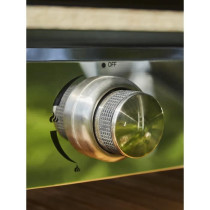 Plancha a gaz - 4 feux - BRASILIA - Tout inox - Surface cuisson - XXL