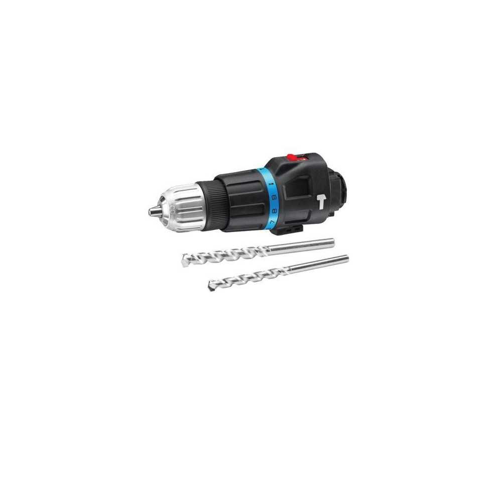Tete de perceuse a percussion Multievo BLACK+DECKER - 11 positions (Li