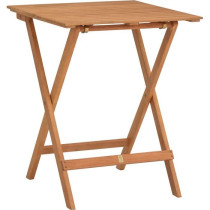 Set bistrot en bois d'acacia FSC - Composé d'une table carrée et de