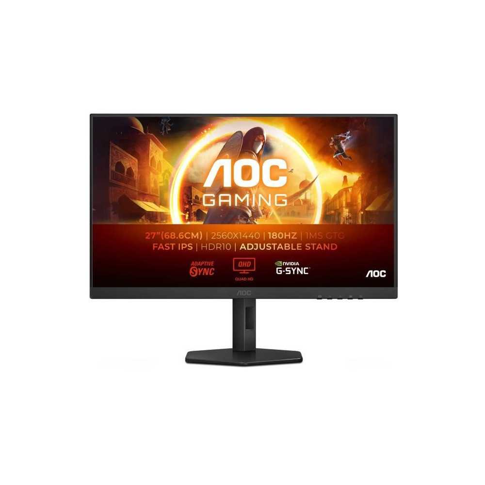 Écran PC - AOC - Q27G4XF - 27 QHD - Dalle IPS - 180Hz - 0,5ms - Ajust