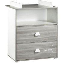 Chambre bébé complete - Lit 120x60, commode a langer et armoire - BA