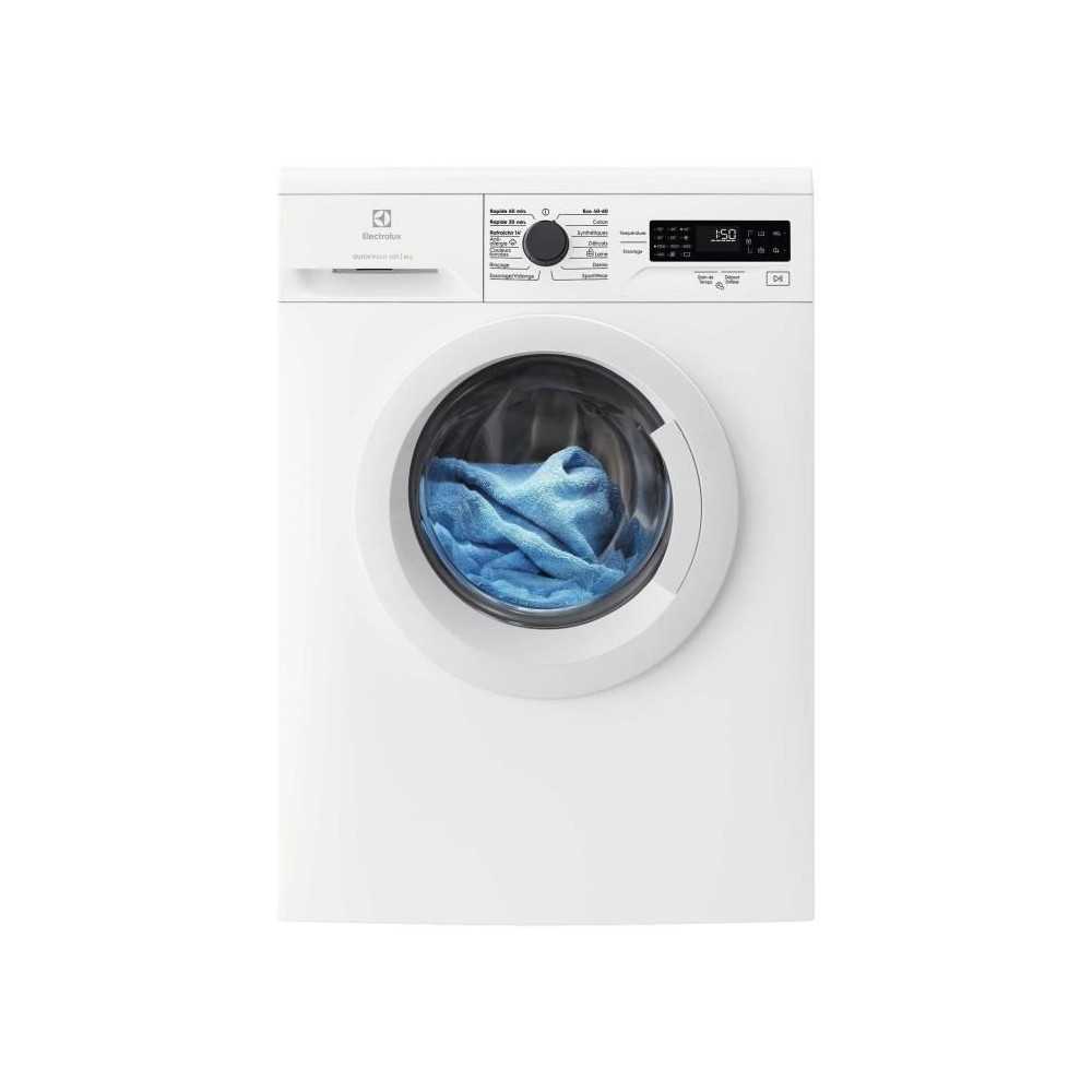 Lave-linge hublot ELECTROLUX EWF0812A4 - 8 kg - Eco Inverter - L60cm -