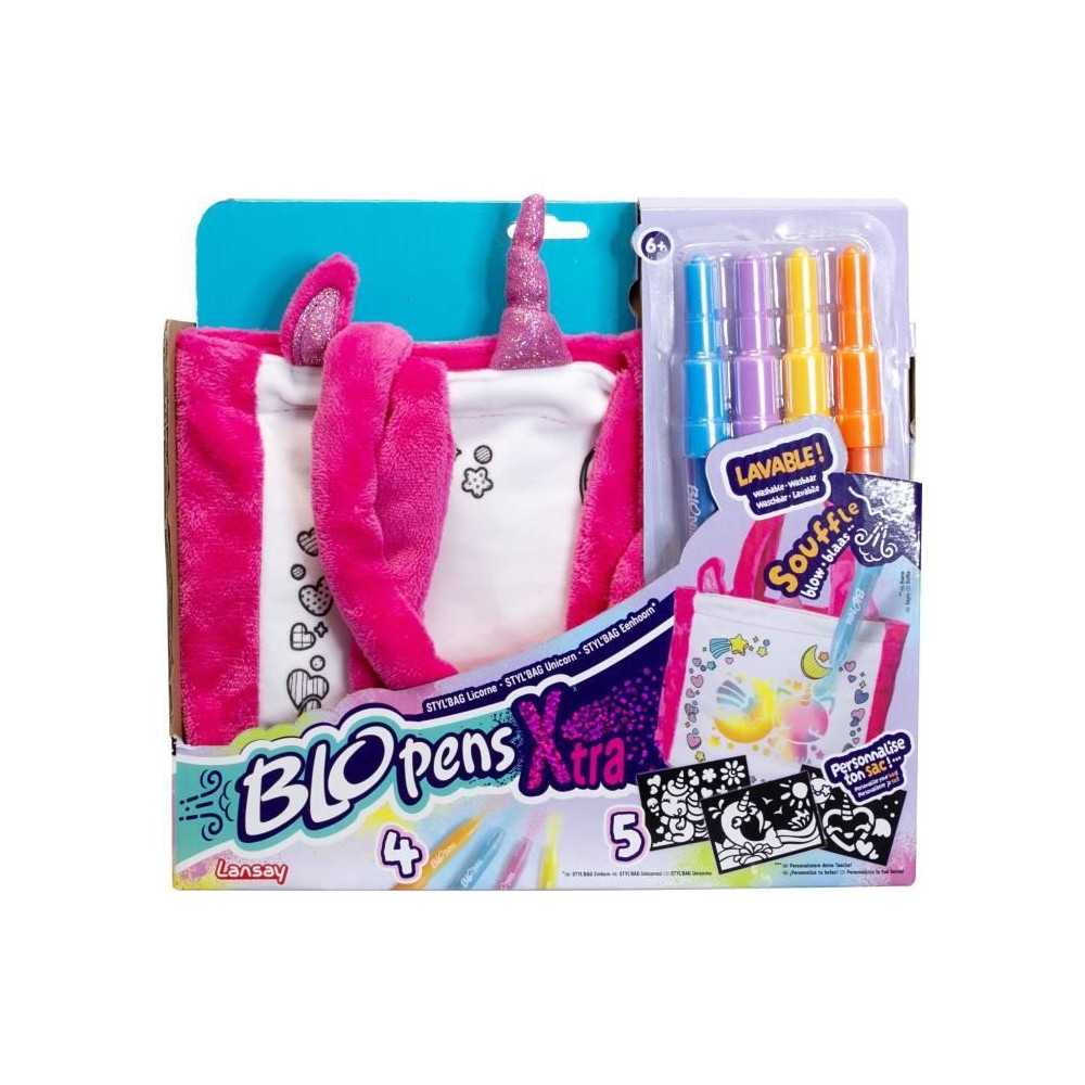 Blopens - LANSAY - Styl'bag - 5 pochoirs - 1 sac licorne - Des 6 ans