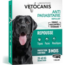 VETOCANIS Collier Antiparasitaire Grand Chien