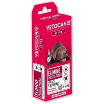 VETOCANIS Pipette Spot-on Fipronil - Anti-Puces et Anti-Tiques - Pour
