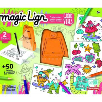 Magic Lign - LANSAY - Projecteur Good vibes - 50 illustrations - Des 5