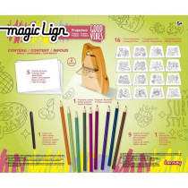 Magic Lign - LANSAY - Projecteur Good vibes - 50 illustrations - Des 5