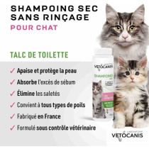 VETOCANIS Shampoing sans rincage - Pour chat