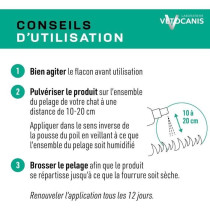 VETOCANIS Spray anti-puces, anti-tiques et anti-moustiques - Pour Chat
