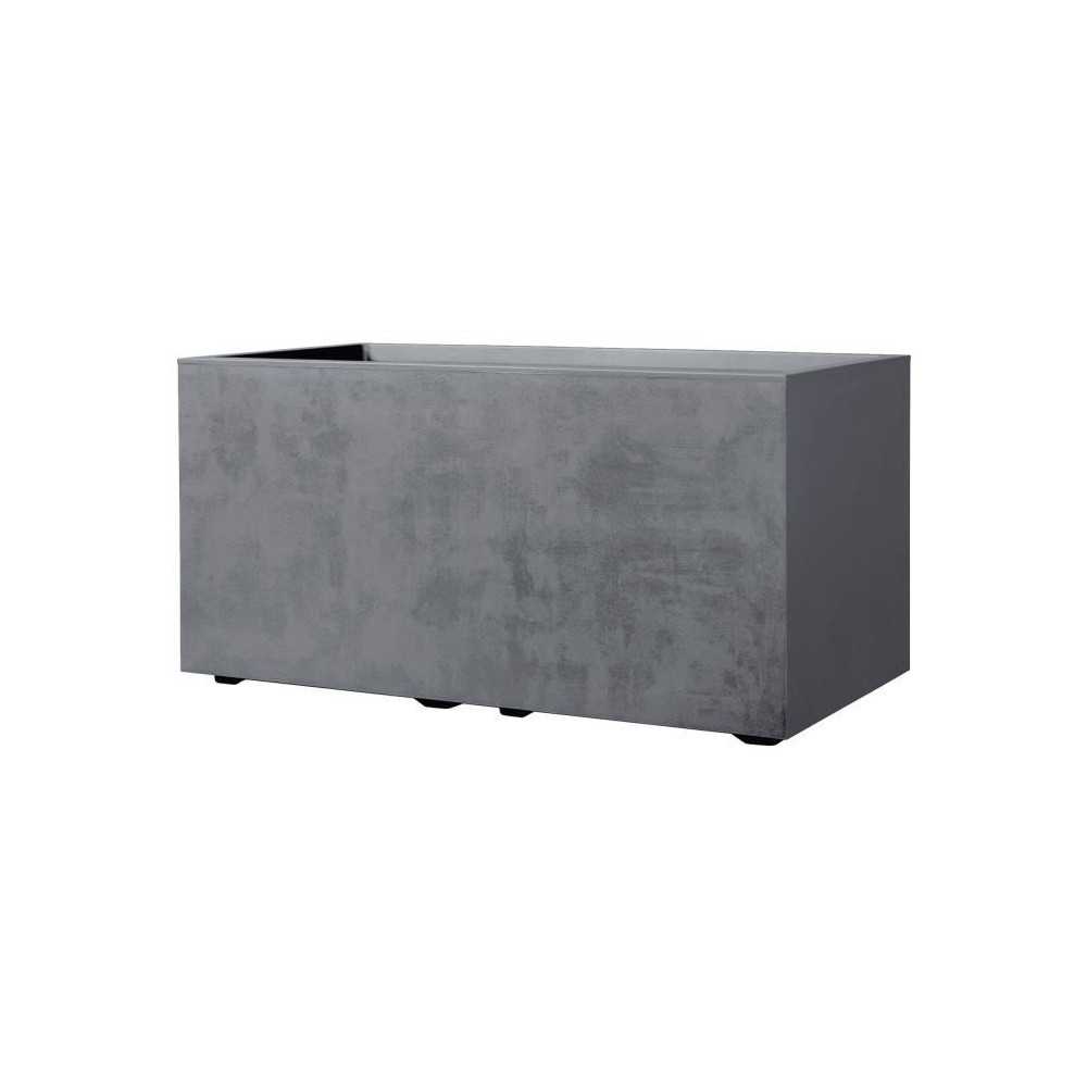 Jardiniere Muret - DEROMA - Millennium R - Ashgrey - A réserve d'eau