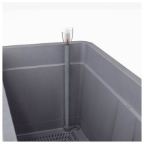 Jardiniere Muret - DEROMA - Cosmo - Anthracite - A réserve d'eau - Ro