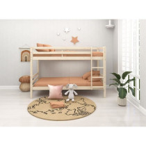 Lits superposés séparables enfant - 2x90x200 cm - Pin massif naturel