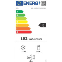 Réfrigérateur - BEKO - BSSA210K4SN - 1 porte - Intégrable - 175 L (