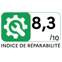 Lave-linge hublot BEKO WUV8011XWW - 8 kg - 1000 trs/min - Induction -