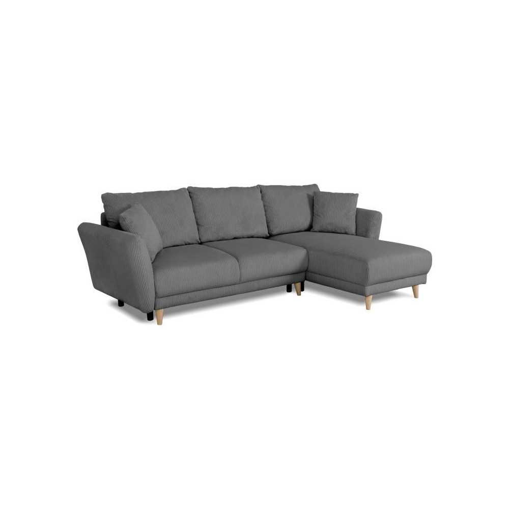 Canapé d'angle convertible réversible - 3 / 4 places - CLAUDIUS - Ti