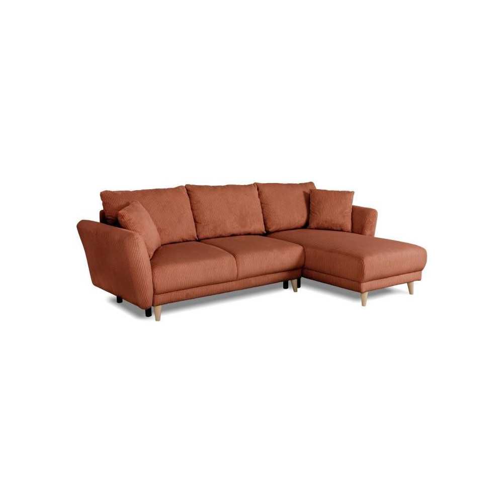 Canapé d'angle convertible réversible - 3 / 4 places - CLAUDIUS - Ti