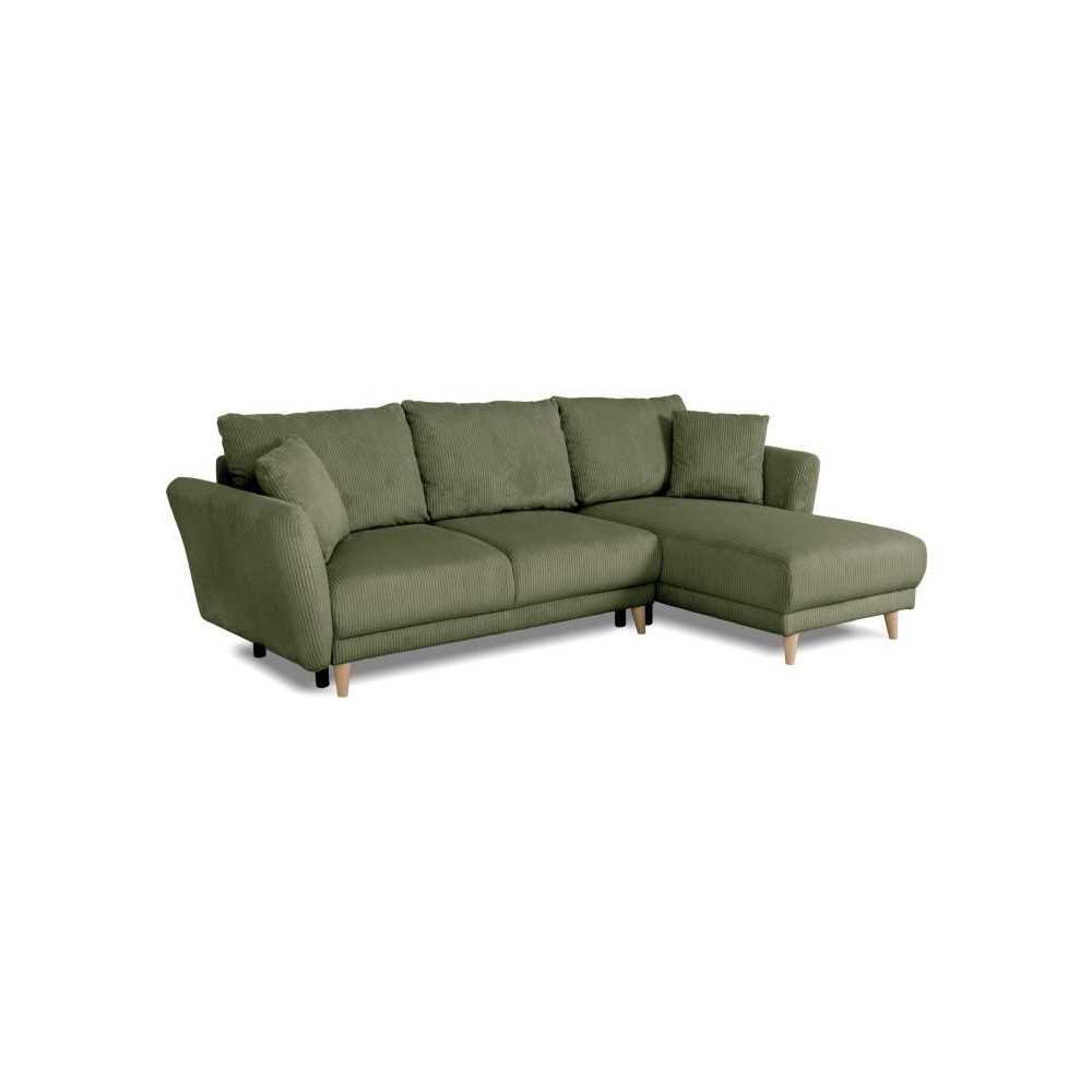 Canapé d'angle convertible réversible - 3 / 4 places - CLAUDIUS - Ti