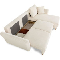 Canapé d'angle convertible réversible - 3 / 4 places - CLAUDIUS - Ti