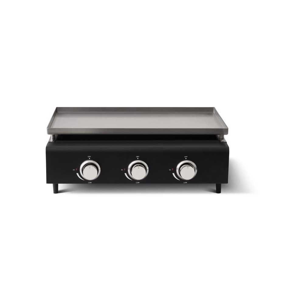 Plancha a gaz - COOKING BOX - CUENCA - 3 feux avec housse - 65 X 50 X