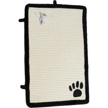 AIME Tapis griffoir avec jouet suspendu - 35 x 55 cm - Pour chat