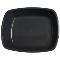 AIME Bac a litiere sans rebord - Bords arrondies - 43 x 31 x 10 cm - P