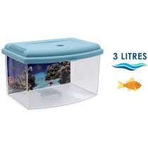AIME Aquarium en plastique - 3 L - Pour poissons